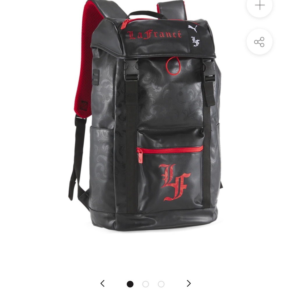 Puma LaFrance Black and Red Backpack